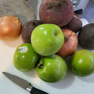 Ingredients and Recipe for Beetroot Relish