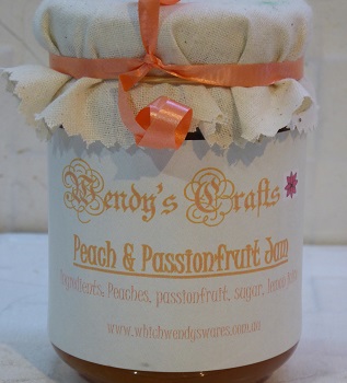 Homemade Peach Passionfruit Jam by Wendys Crafts